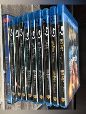 Warner Bros. Harry Potter Blu-ray Set  and triple feature of lord of the rings
